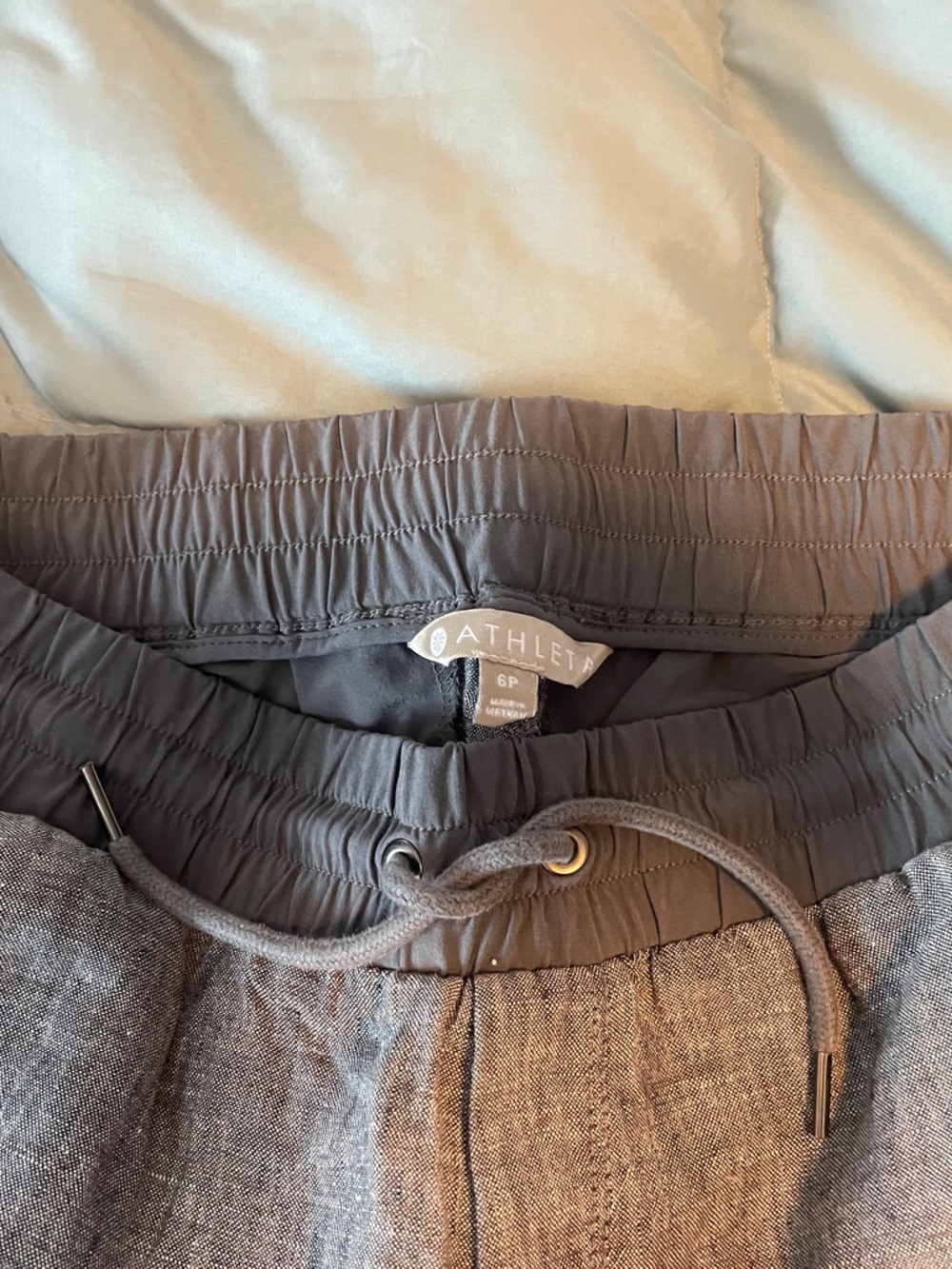 Athleta Charcoal Gray Athletic Drawstring pants